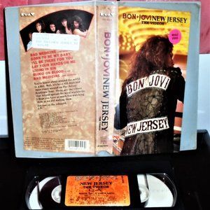 bon jovi new jersey 1989 vhs - pop rock hair band
